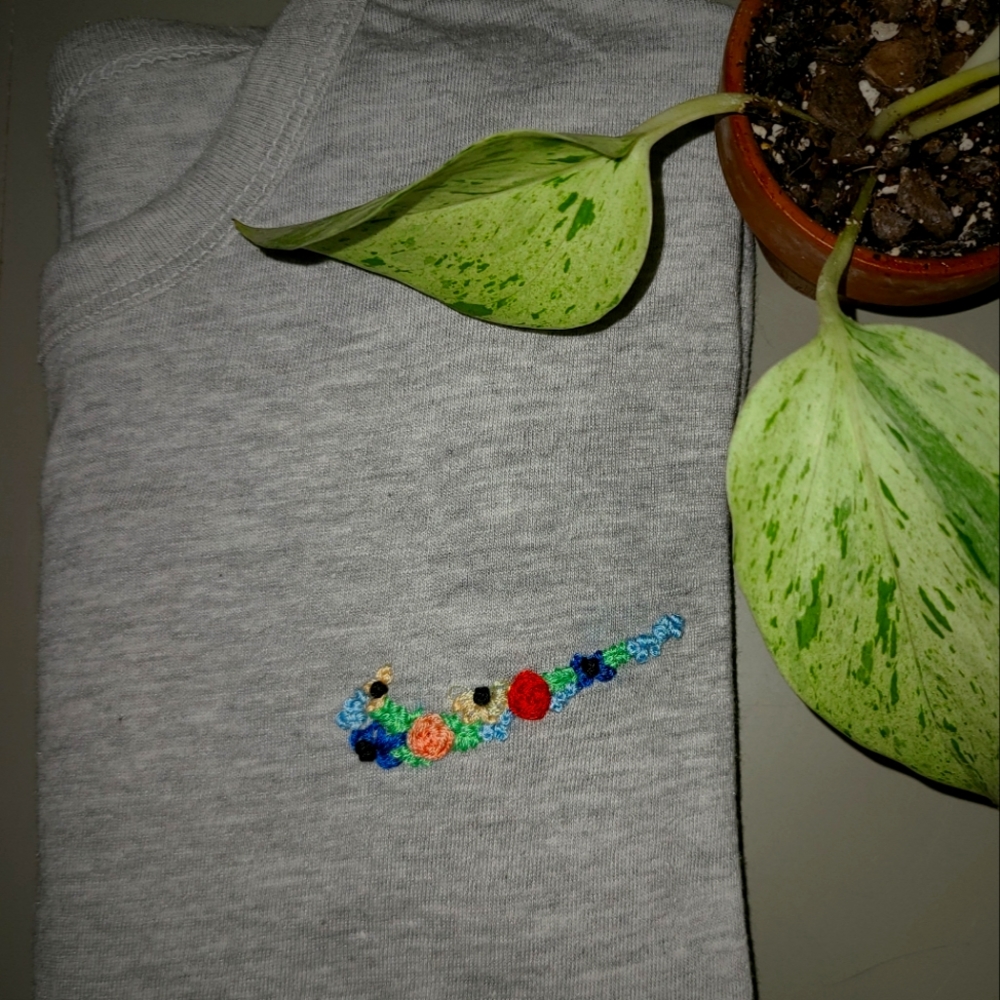 Hand Embroidered Short Sleeve Shirt